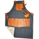 delantal jean estilo bakery