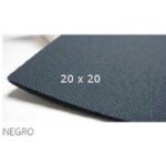 servilleta negra doble punto