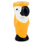 vaso tiki loro amarillo