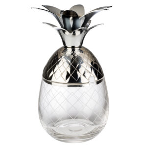 Piña de cristal C/Tapa Inox MUG x 0,35 l.