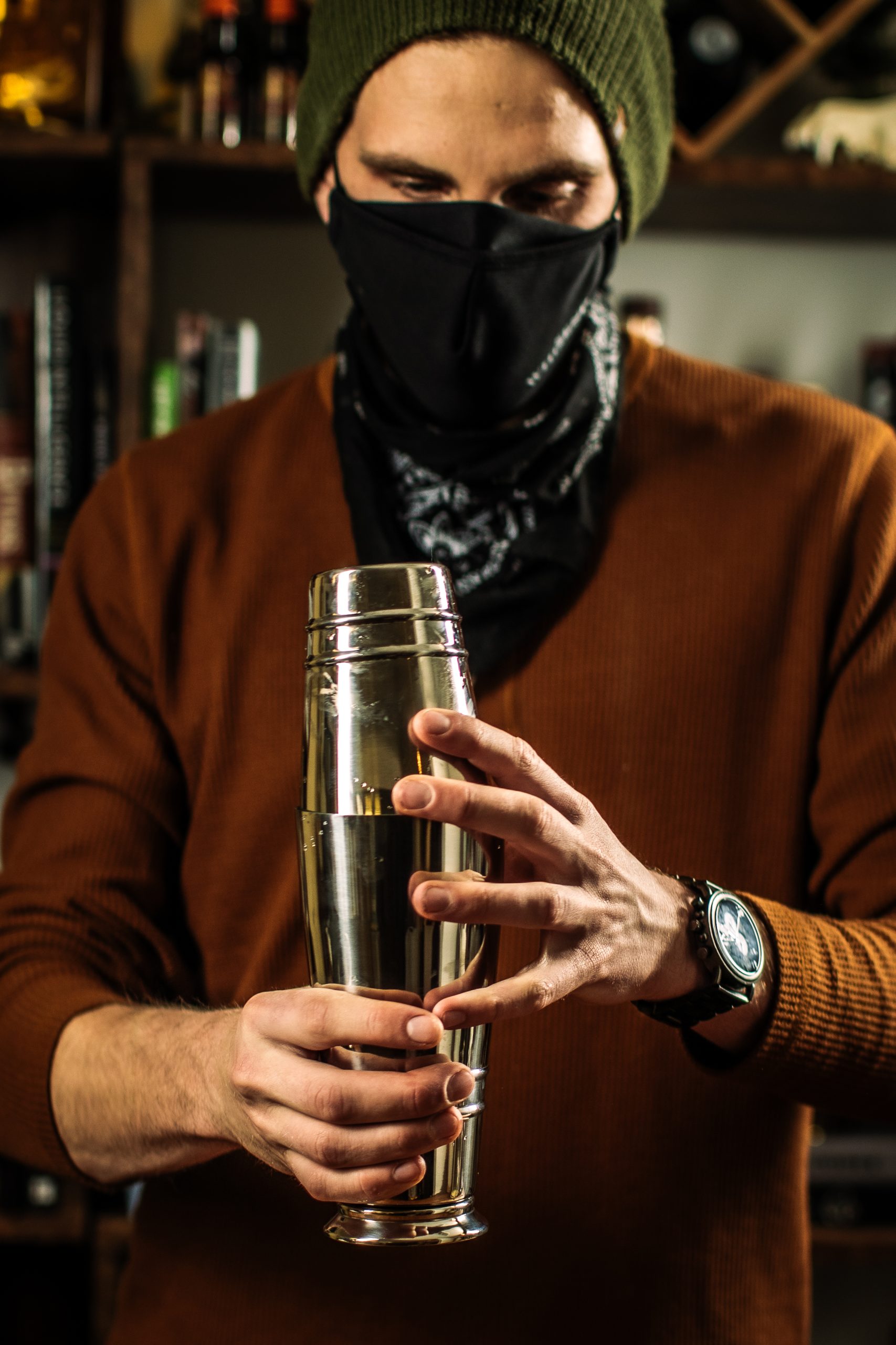 Set coctelera boston 28 oz & 18 oz Antic BARFLY - Imagen 5